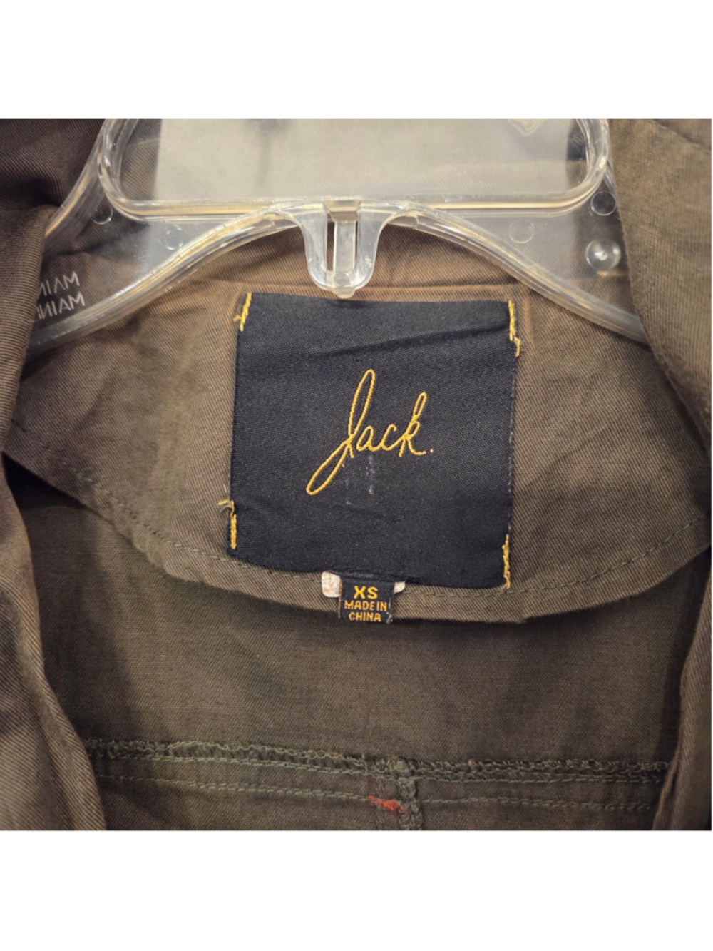 Women's Jack Utility Jacket Olive Size XS - Picture 4 of 11